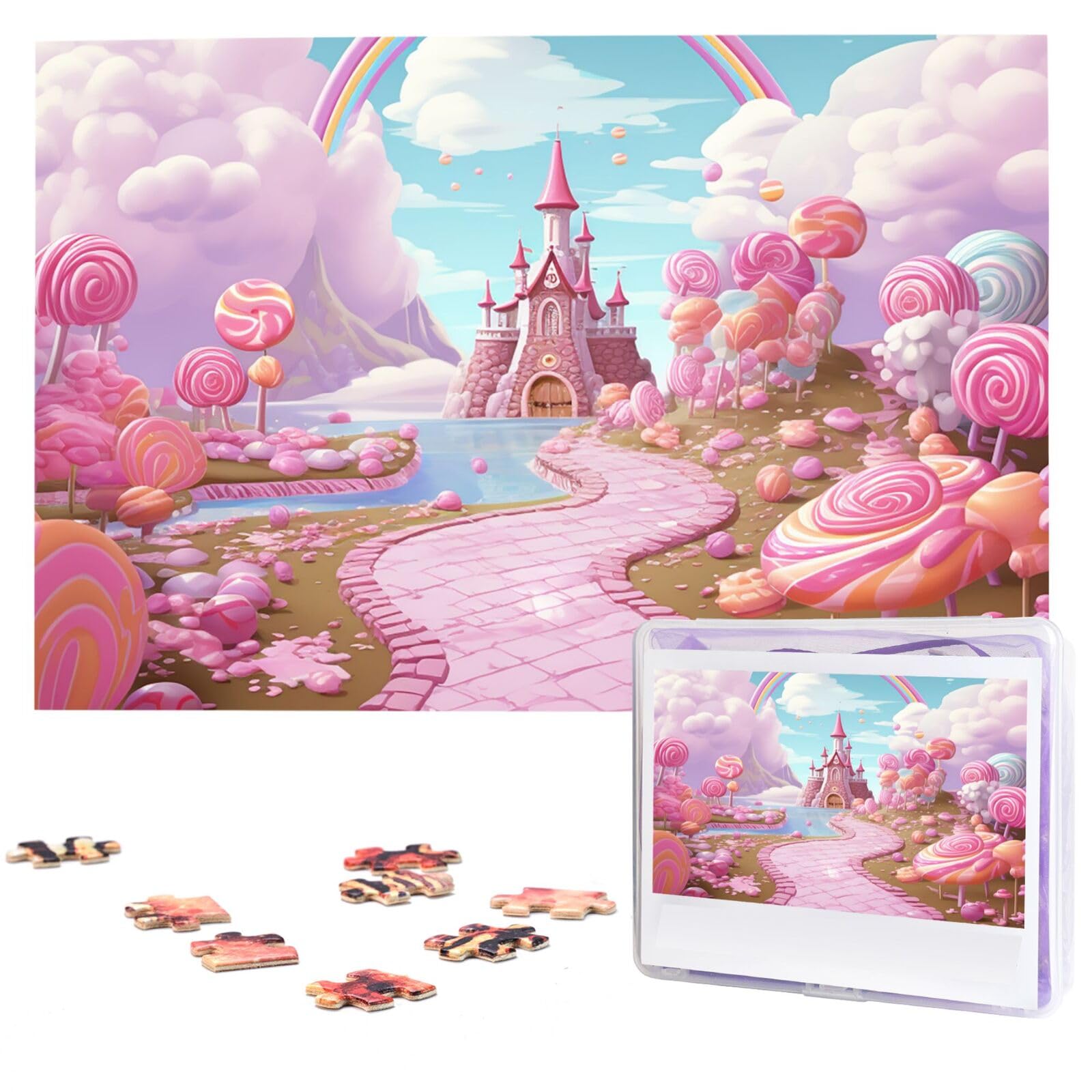 Amazon.com: Candy Land Puzzles 1000 Pieces Personalized Jigsaw